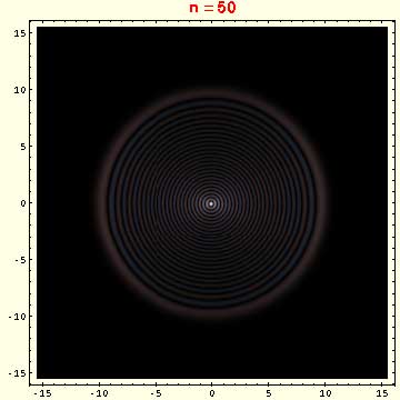Final wave function for n = 50