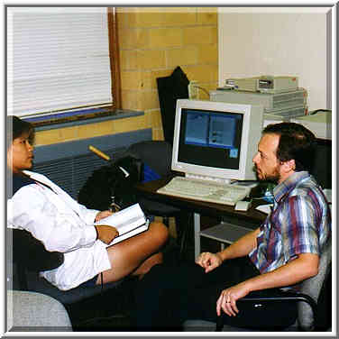 the lab in Fondren Science Building