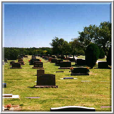 a lake and a cemetery in north Norman