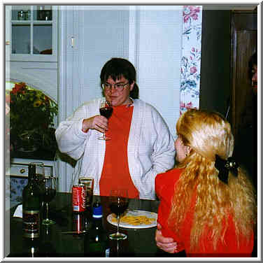 Thanksgiving party in Oklahoma City 12/1/96