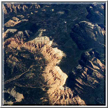 views from a plane to San-Francisco: Rocky Mountains, Colorado River, deserts