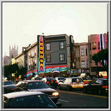 Friday evening in San Francisco downtown