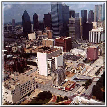 downtown Dallas views from Reunion Tower