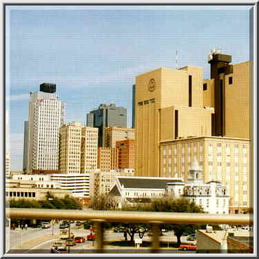 a trip to Mineral Wells with SMU rock climbing club 2/13/97 downtown Fort Worth