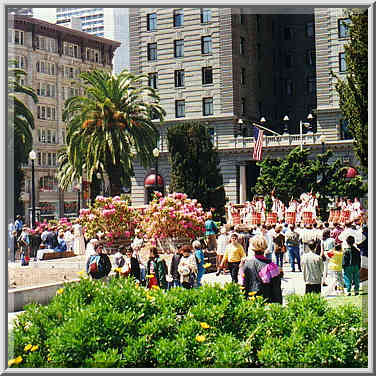 Saturday in San Francisco: Post St., Union Sq., China Town, Telegraph Hill