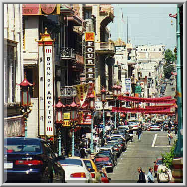 Saturday in San Francisco: Post St., Union Sq., China Town, Telegraph Hill