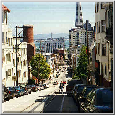 Saturday in San Francisco: Post St., Union Sq., China Town, Telegraph Hill