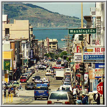 Saturday in San Francisco: Post St., Union Sq., China Town, Telegraph Hill