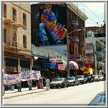 Saturday in San Francisco: Post St., Union Sq., China Town, Telegraph Hill