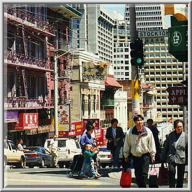 Saturday in San Francisco: Post St., Union Sq., China Town, Telegraph Hill