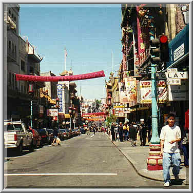 Saturday in San Francisco: Post St., Union Sq., China Town, Telegraph Hill