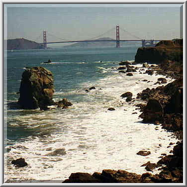 Sunday morning: Seal Rocks, ocean, Geary Blvd.