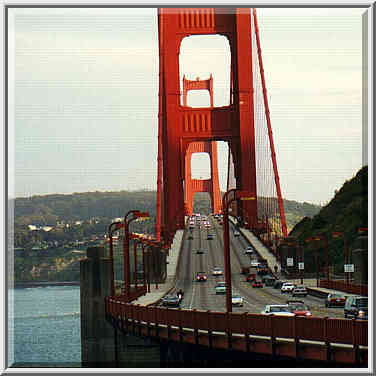 views from Golden Gate Bridge