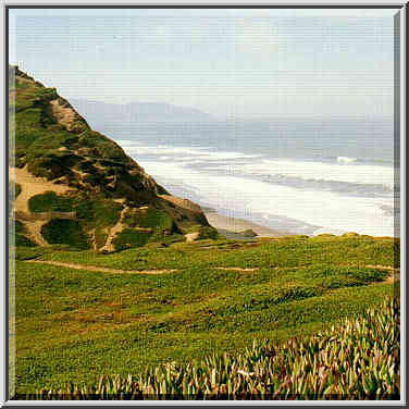 ocean in San Francisco, Tuesday morning