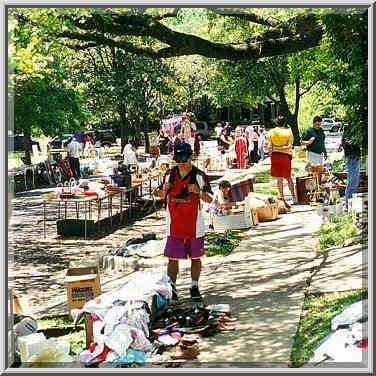 garage sale on Cragmont St. in Highland Park 5/10/97