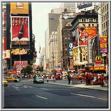 New York, Saturday June 21: Times Square, 5th Ave., Central Park, 8th Ave.