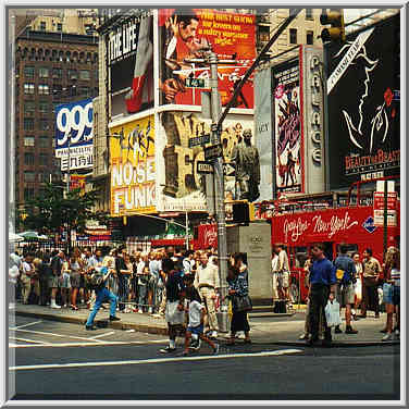 New York, Saturday June 21: Times Square, 5th Ave., Central Park, 8th Ave.