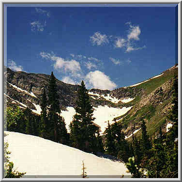 walking from Alvarado Campground to Goodwin Lakes 7/4/97