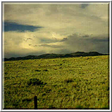 views of Colorado and New Mexico from the bus 7/6/97