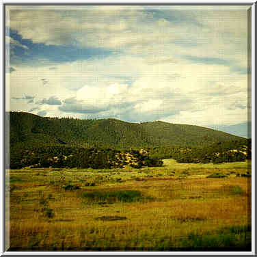 views of Colorado and New Mexico from the bus 7/6/97