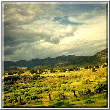 views of Colorado and New Mexico from the bus 7/6/97