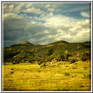 views of Colorado and New Mexico from the bus 7/6/97