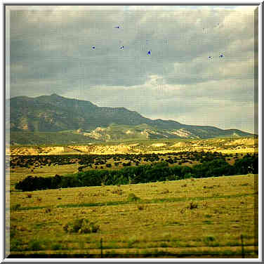 views of Colorado and New Mexico from the bus 7/6/97