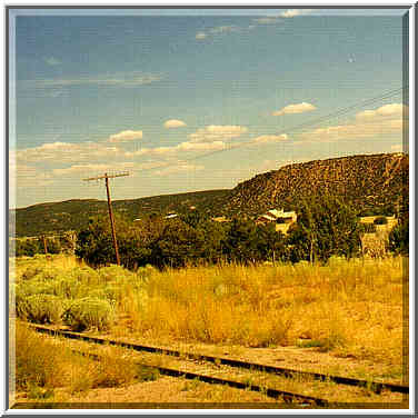 a railroad near Santa Fe