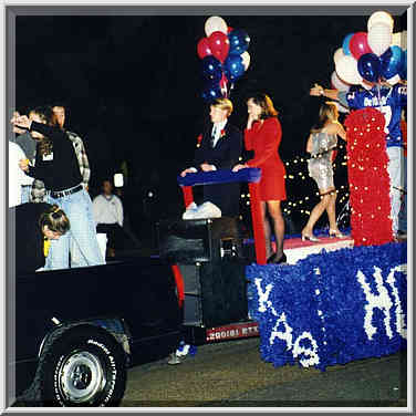 Homecoming parade in SMU 11/8/97