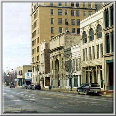 Downtown Lafayette. The First Merchants National ...[10 words]... the center. Indiana, January 18, 1998.