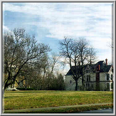 Abandoned old houses at State St. Lafayette, Indiana, January 18, 1998.