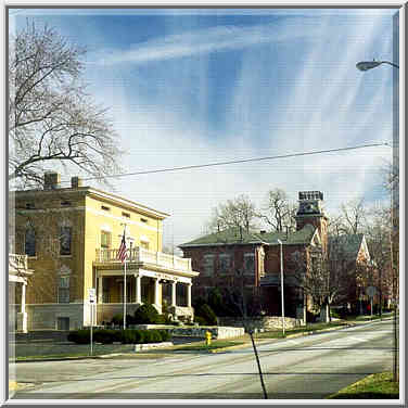 Downtown Lafayette. Indiana, January 18, 1998.