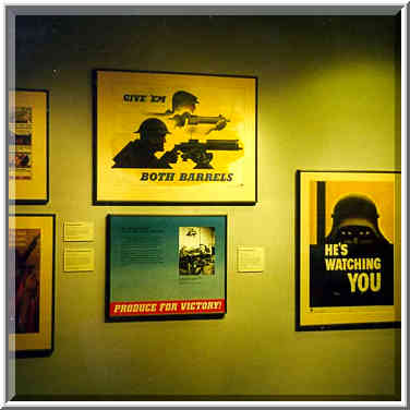 World War II propaganda posters at Museum of ...[2 words]... Washington DC, February 4, 1998.