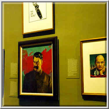 A portrait of Russian communist leader J. Stalin ...[5 words]... Washington DC, February 4, 1998.