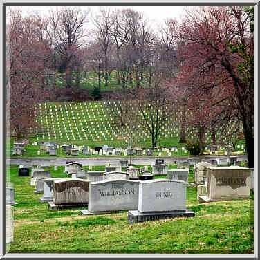 Arlington Memorial Cemetery. Washington DC, February 6, 1998.