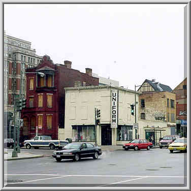 11th(?) St. in downtown Washington. DC, February 6, 1998.