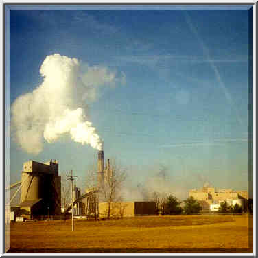 View of Fairfield and Alcoa plants from S. R. 52. Lafayette, Indiana, February 7, 1998.