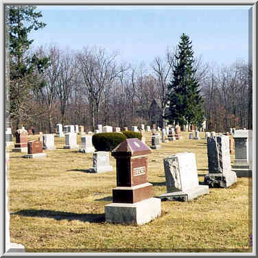 Grand View Cemetery. West Lafayette, Indiana, February 8, 1998.