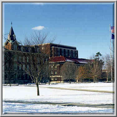 Purdue University Hall and Recitation Building. W. Lafayette, Indiana, March 10, 1998.