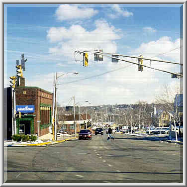 Intersection of State St. with South St. (The ...[5 words]... Lafayette, Indiana, March 10, 1998.