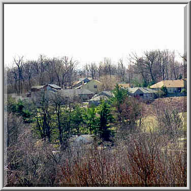 View of an opposite bank of Wildcat Creek from ...[3 words]... Lafayette, Indiana, March 21, 1998.