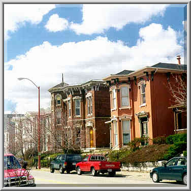 Bradfield-Nagle House (built in 1865) at 620 Ferry St. Lafayette IN, March 22, 1998.