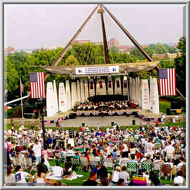 Patriotic concert in W. Lafayette, Purdue campus 7/4/98