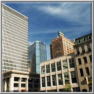 View from Chicago River. Chicago, October 12, 1999.