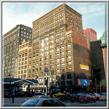 Manhattan Building and Public Library (?), view ...[2 words]... Pkwy. Chicago, October 12, 1999.