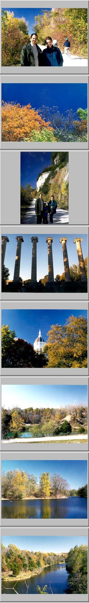 Column of 8 large thumbnails of pictures