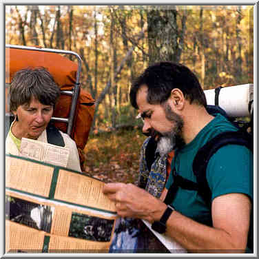 Rough Trail to Grays Arch. Red River Gorge, Kentucky, November 5, 1999.