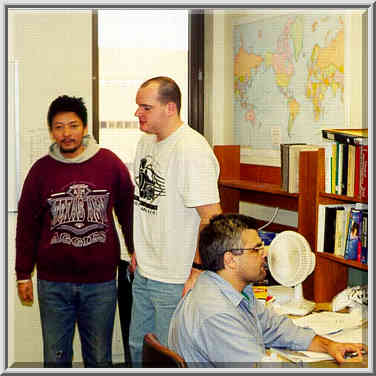 Jack Yang, Stephen Belair and Pablo Nigra in the ...[17 words]... West Lafayette IN, January 6, 1999.