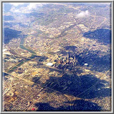 White River and downtown Indianapolis from a ...[2 words]... - Washington. March 29, 1999.