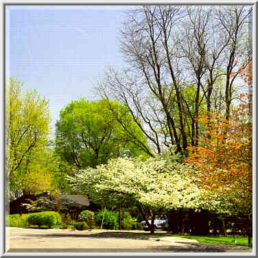 Intersection of Garden St. and Elmwood Dr. West Lafayette, Indiana, May 2, 1999.